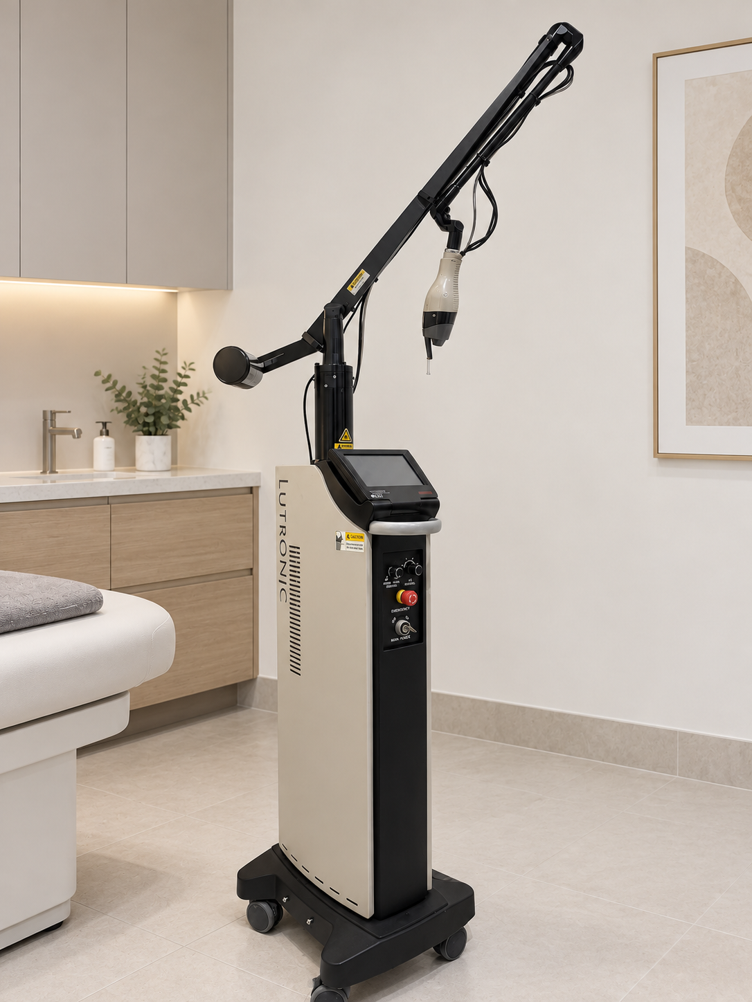 دستگاه واقعی Lutronic eCO2 فرکشنال کلینیک آرا